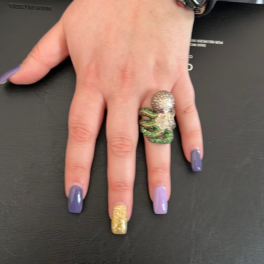 Octopus fashion ring. Size 8